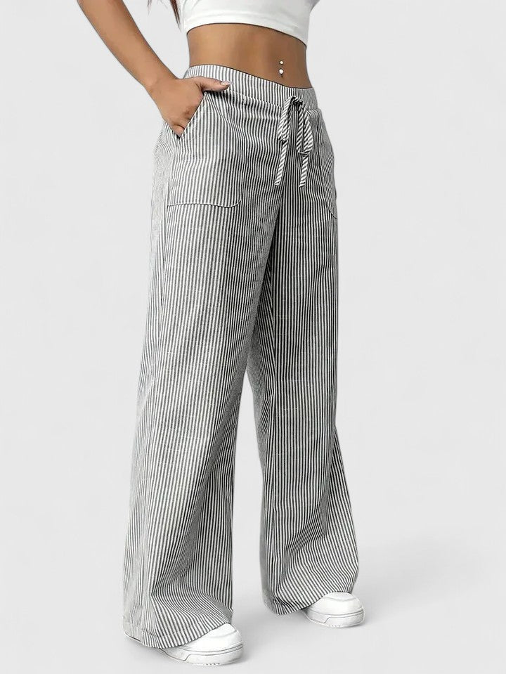 Dominique™ | Comfortable Wide Pants with Elegant Details