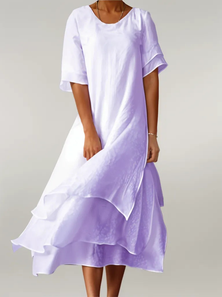 Danique | Elegant Long Cotton Dress