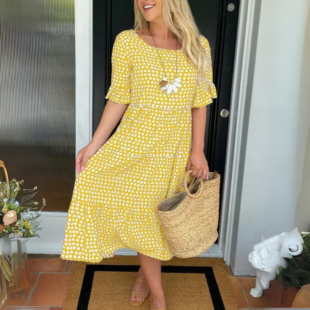 Chloe™ | Relaxed Tiered Midi Dress