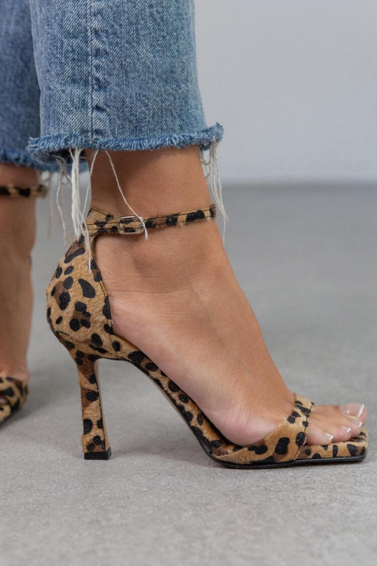 Giulia™ | Animal Print High Heel Sandals
