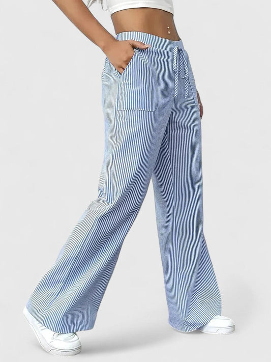 Dominique™ | Comfortable Wide Pants with Elegant Details