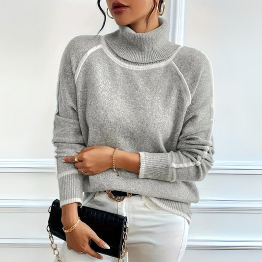 Aurora™ | Elegant High Neck Jumper