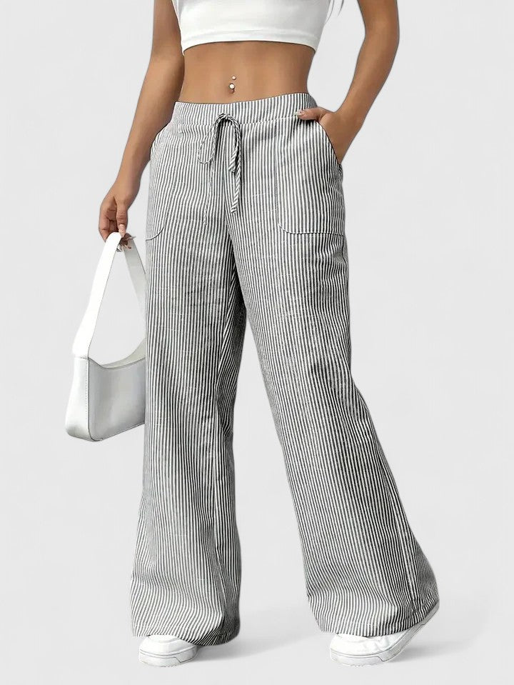 Dominique™ | Comfortable Wide Pants with Elegant Details
