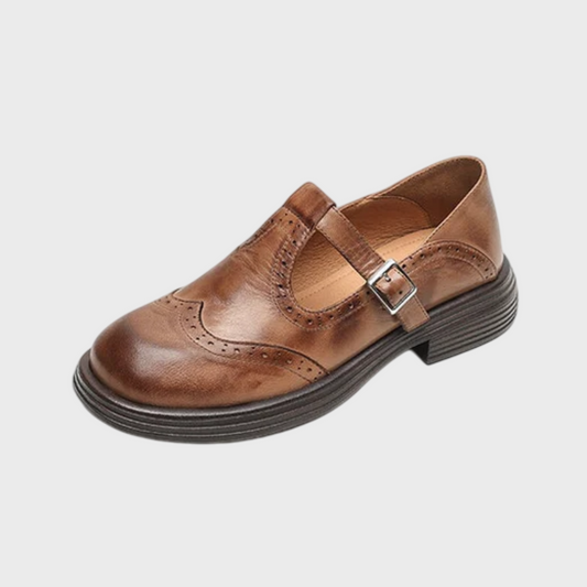 Anna™ | Elegant Leather Mary Janes