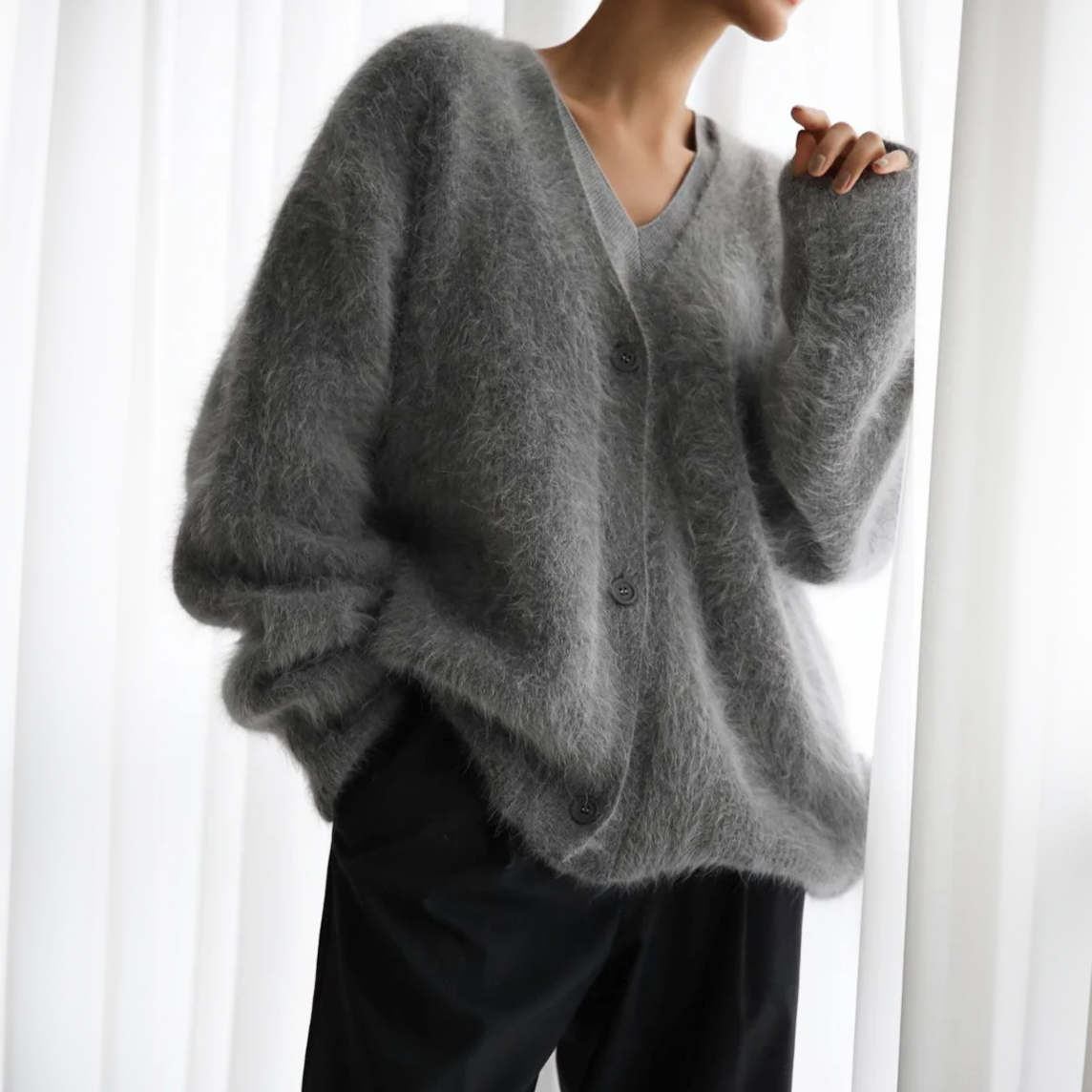 Dahlia™ | Elegant Oversized Cardigan