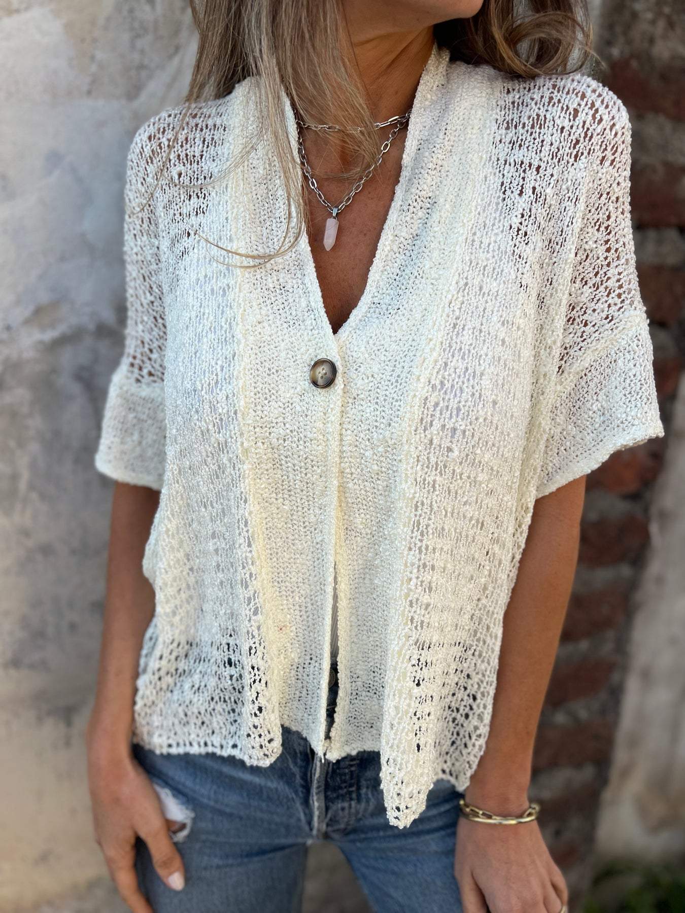April | Elegant Textured Top