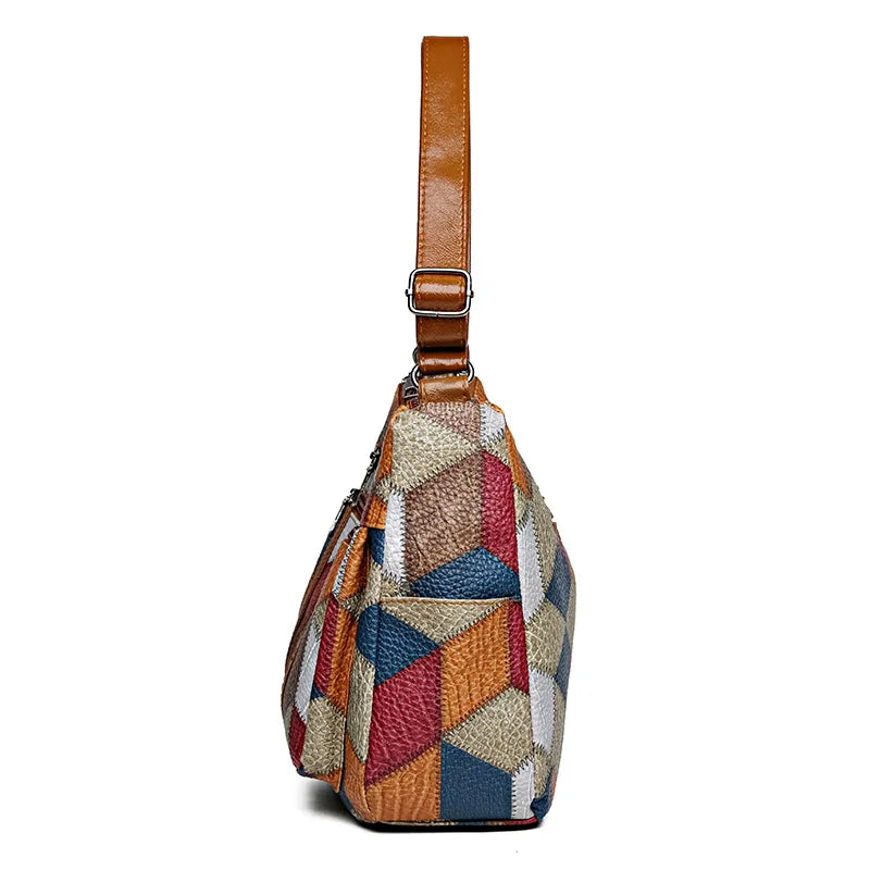Ferna™ | Patchwork Shoulder Bag