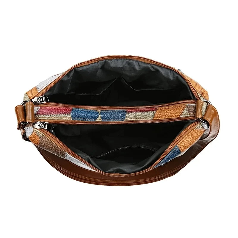 Ferna™ | Patchwork Shoulder Bag