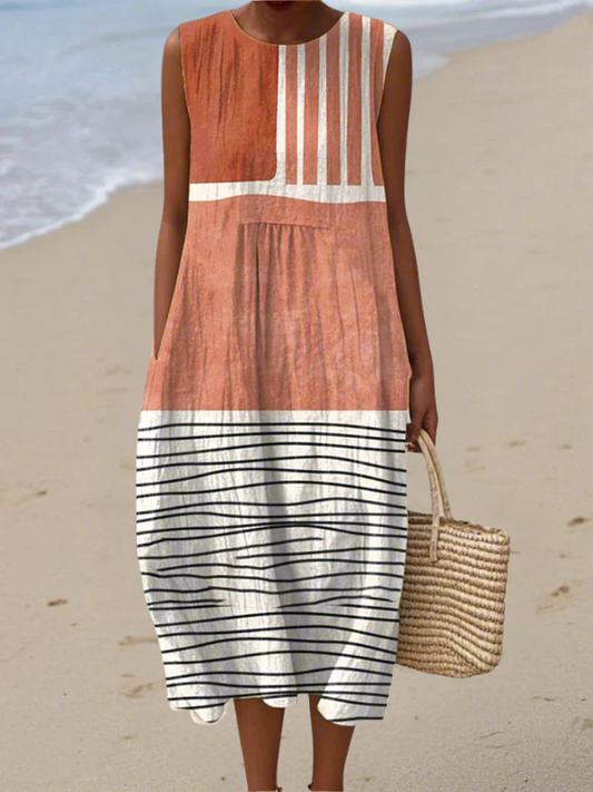 Skye™ | Striped Midi Dress