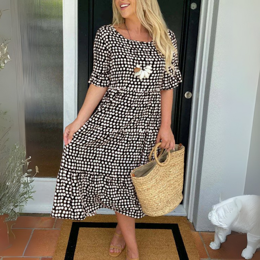 Chloe™ | Relaxed Tiered Midi Dress