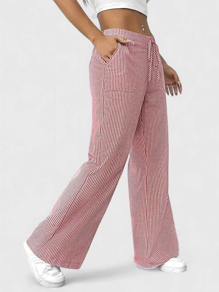Dominique™ | Comfortable Wide Pants with Elegant Details