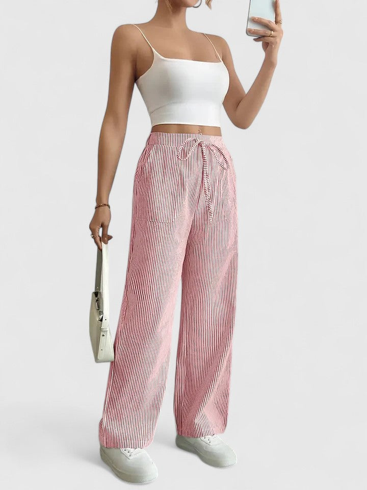 Dominique™ | Comfortable Wide Pants with Elegant Details