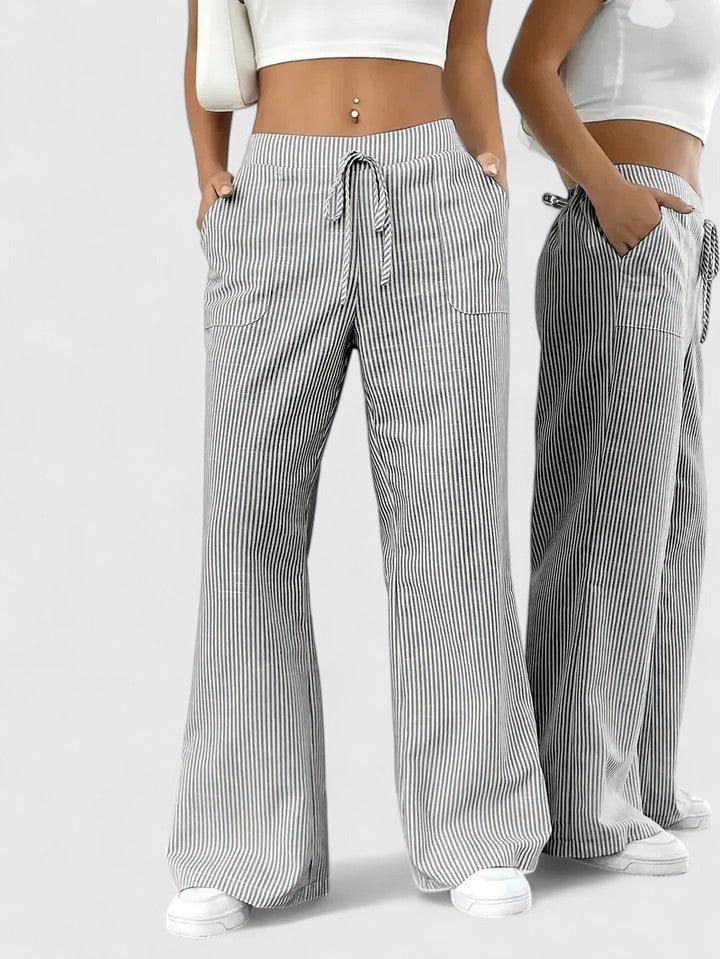 Dominique™ | Comfortable Wide Pants with Elegant Details