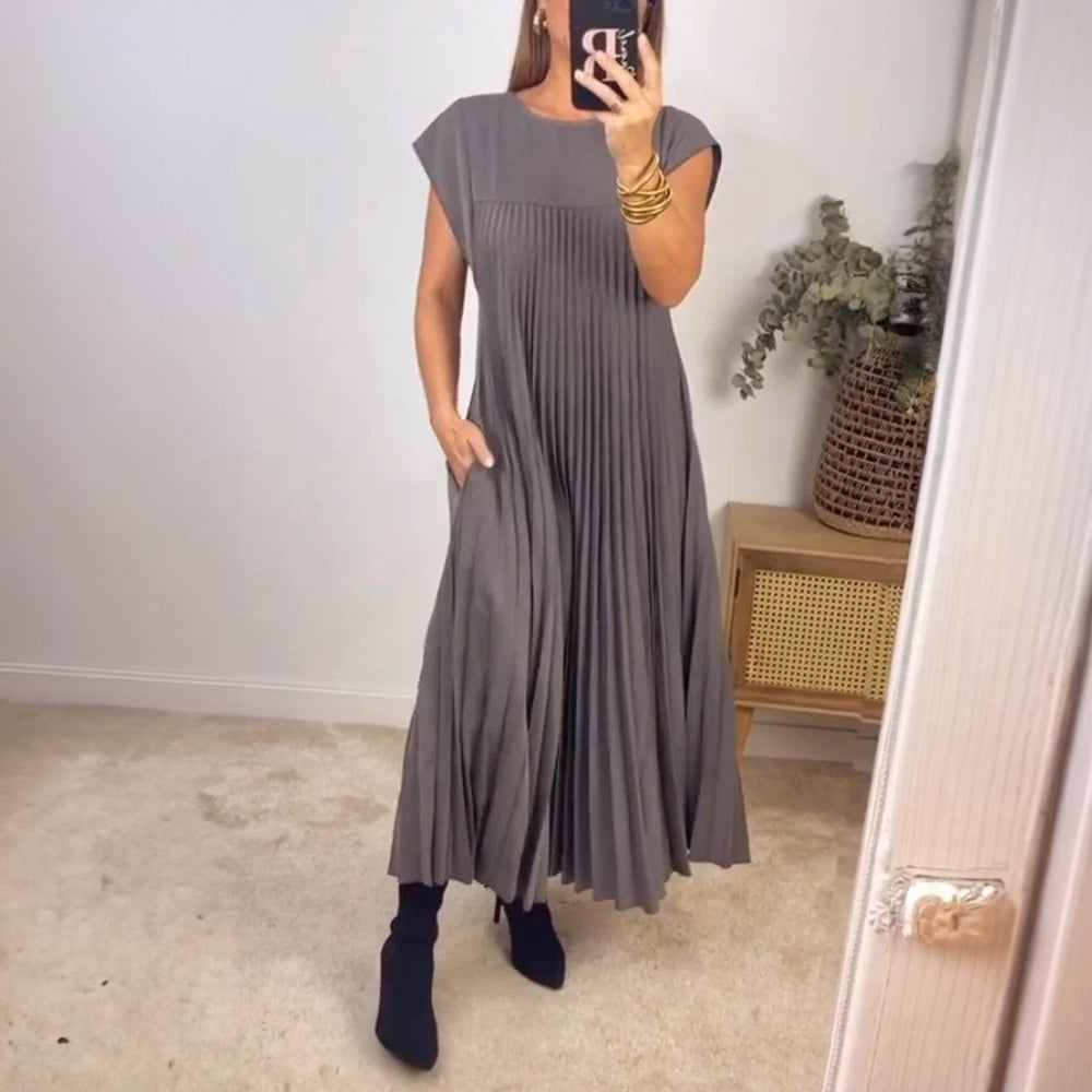 Justine™ | Striped Midi Dress