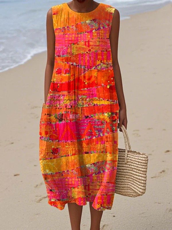 Faye™ | Sunset Midi Dress