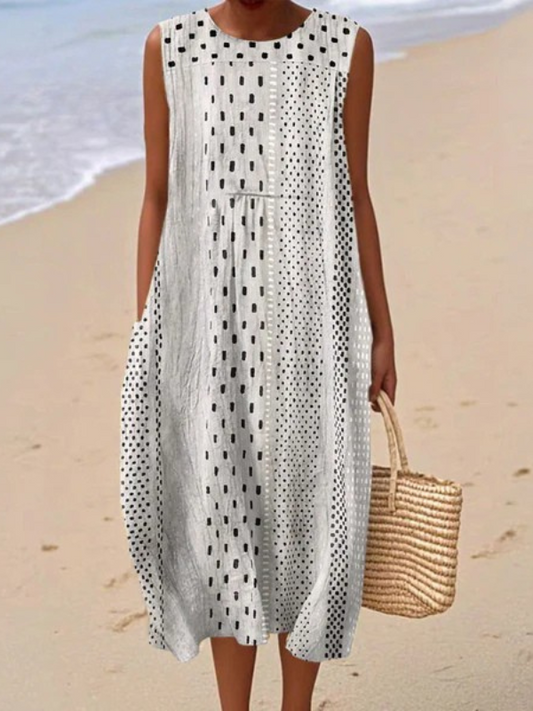 Paige™ | Polka Midi Dress