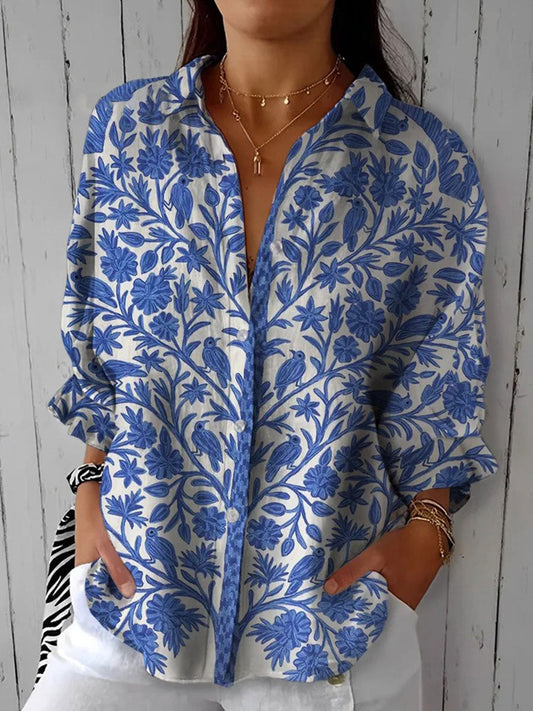 Frederikke™ Blue Garden Blouse