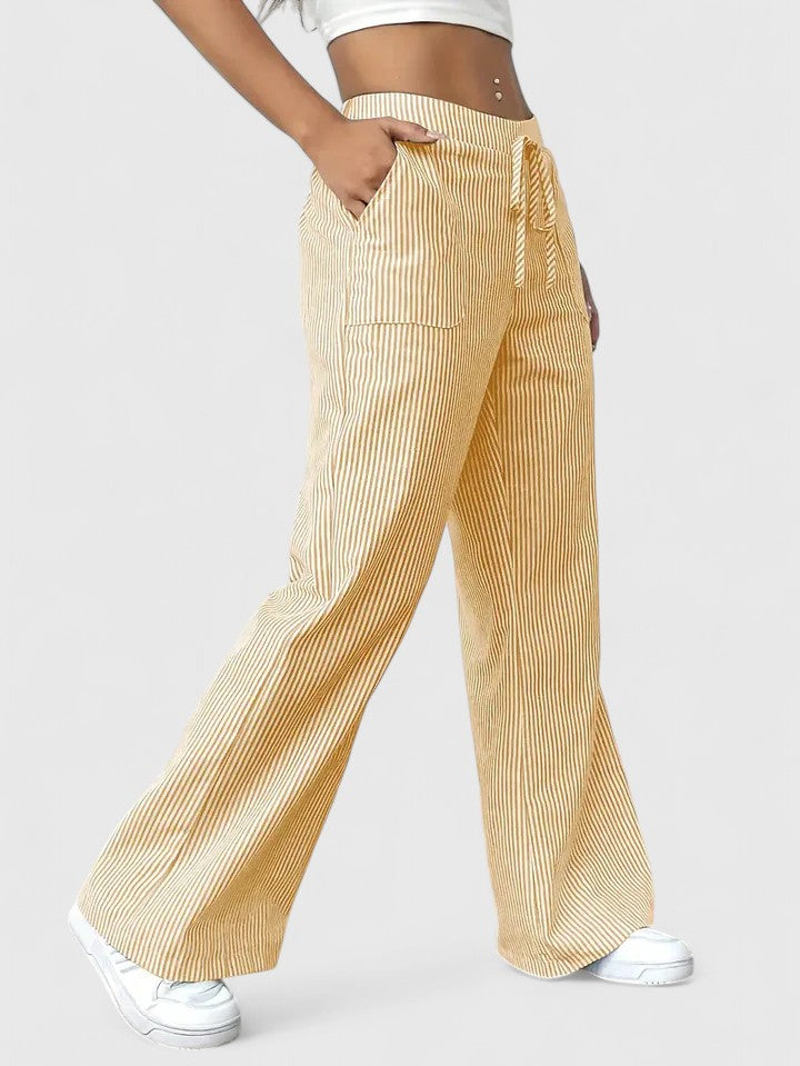 Dominique™ | Comfortable Wide Pants with Elegant Details