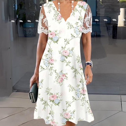 Diana | V-Neck Mini Dress