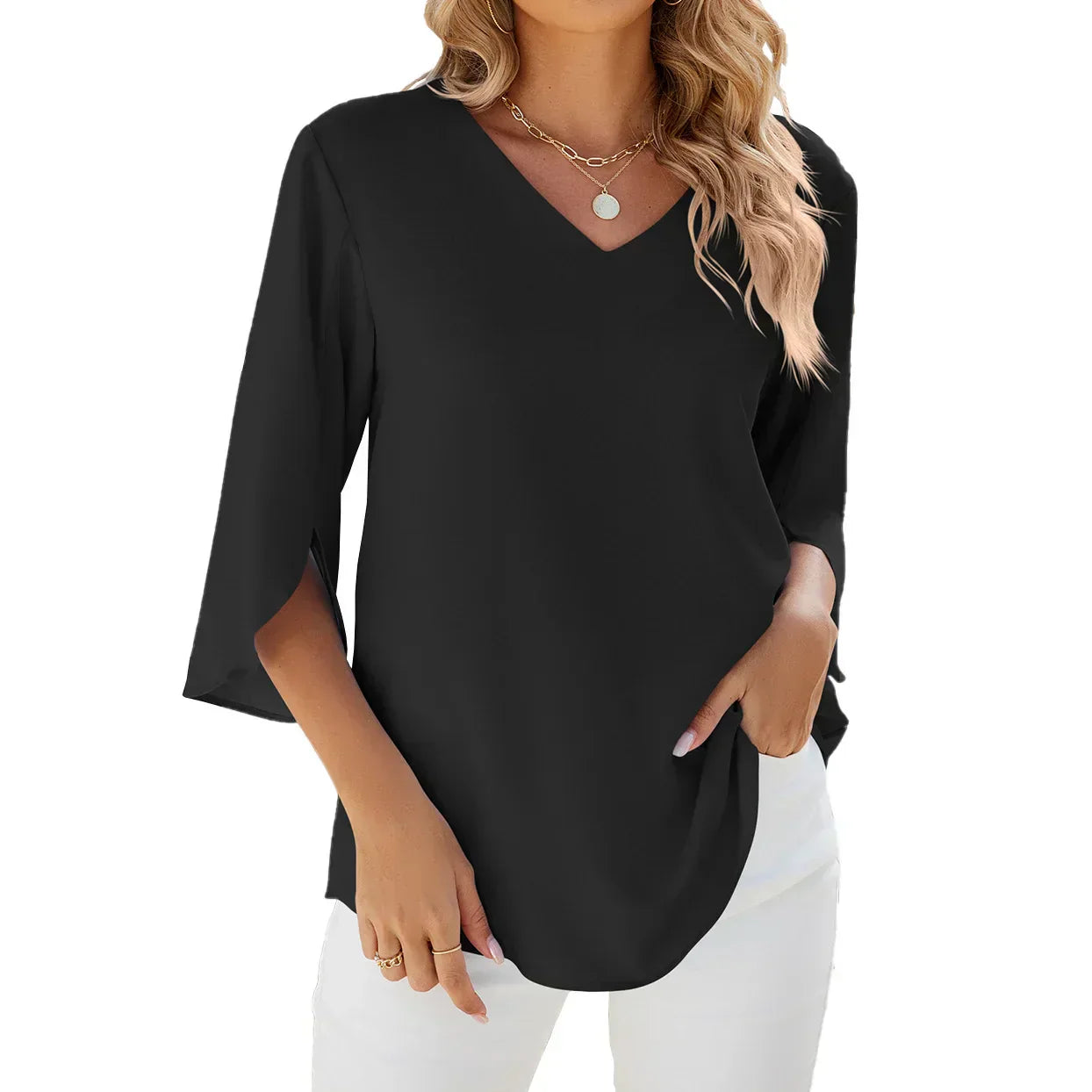 Helen | V-Neck Blouse