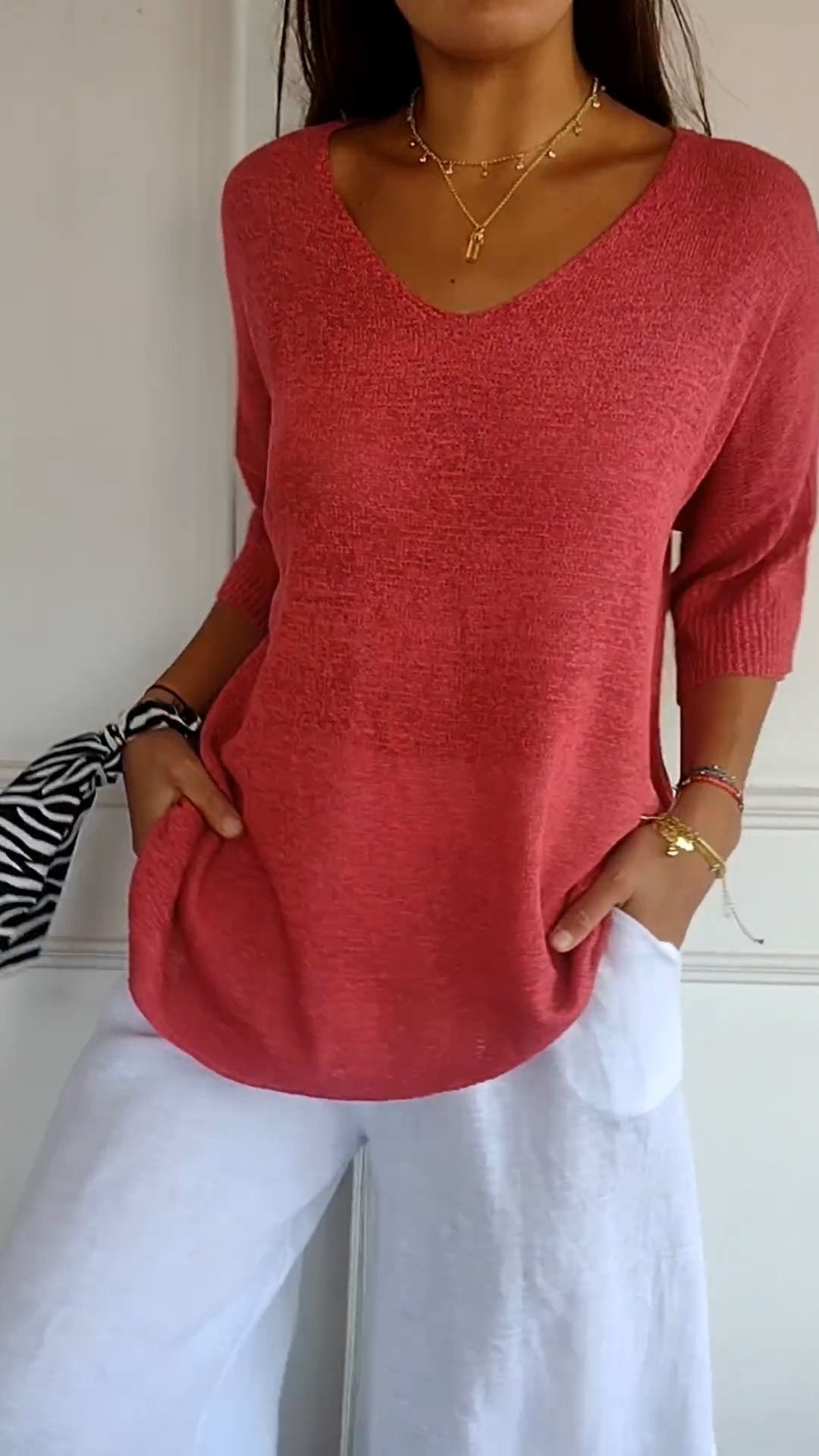Clovelly™ | Timeless V-Neck Top