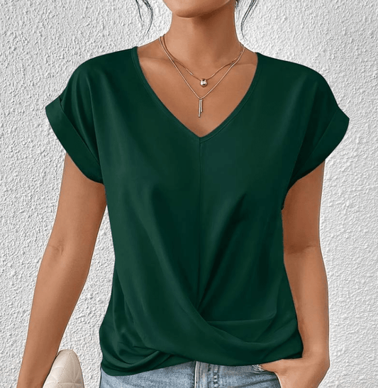 Luna™ | Tummy Tucking V-Neck Top