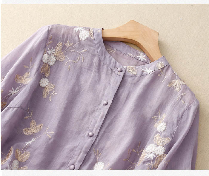 Madison | Elegant Embroidered Blouse